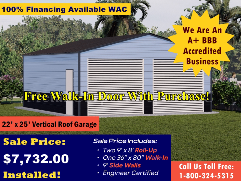 22x25x9-Vertical-Roof-Garage-Image