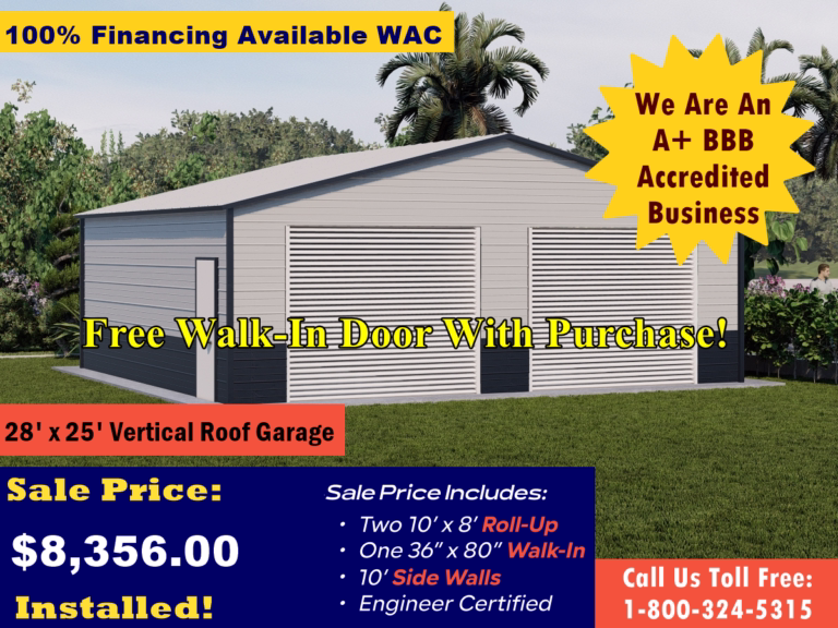 28x25x9-Vertical-Roof-Garage-Image