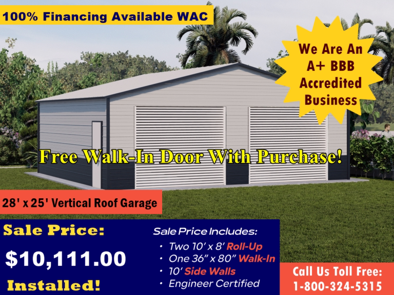 28x25x9-Vertical-Roof-Garage-Image